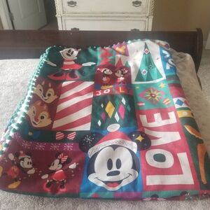 Disney Christmas Throw Blanket